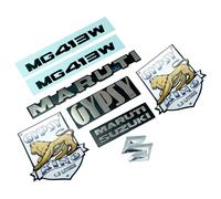 Set Di Adesivi Stemmi Logo Maruti Suzuki Gypsy King MG413W Emblem Decal