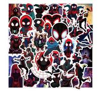 Set di adesivi supereroi Across The Spider-Verse, adesivi graffiti in PVC impermeabile per decorazione di bagagli, laptop e skateboard, materiali personalizzati fai-da-te per scrapbooking, adesivi dec