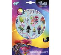 Set di adesivi Trolls 4 fogli di adesivi 360 pezzi