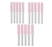 Set di affilatrici per motosega, 15 pezzi, con pietre da 4 mm, 4 8 mm, 5 5 mm, per uso professionale