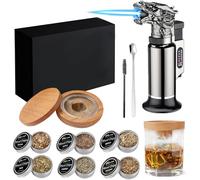 Set di affumicatori per whisky, Saturn Smoker, kit per cocktail Smoker, set di 6 sapori per bevande e bourbon, regalo per papà, marito e amanti dei cocktail