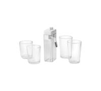 De'Longhi Rivelia LatteCrema DLSC032 Cool Upgrade per RICETTE FREDDE, Set Cappuccinatore SOLO Macchine Caffè Rivelia, Incluso Caraffa LatteCrema Cool, 2 Bicchieri Doppia Parete da 400ml e 2 da 480ml