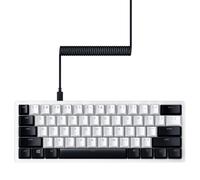 Set di aggiornamento tasti Razer PBT + cavo a spirale: PBT Doubleshot resistente - Compatibilit universale - Strumento di rimozione tasti e stab