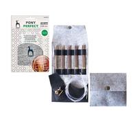 Set di aghi circolari intercambiabili Pony Perfect 10.5 cm 3.50-5.50 mm