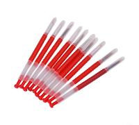 Set di aghi da innesto con sistema di allevamento delle api regine da 10 pezzi, punta flessibile per la produzione di pappa reale per l'apicoltura, rosso