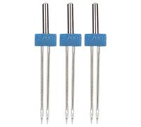Set di aghi gemelli per macchina da cucire in acciaio inossidabile da 3 pezzi (Ago per macchina doppia 2MM-3 pezzi/sacchetto)