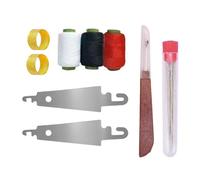 Set di aghi in acciaio - Strumenti per cucire a mano, kit aghi con cruna grande | Forniture per cucire resistenti alla ruggine, kit versatile per la riparazione dei e per il ricamo con P