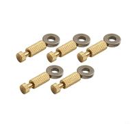 Set di aghi per fai da te, 5 aghi di bloccaggio per cuciture fatti a mano, con base zigrinata antiscivolo, sutura in posizione fissa per bordi 0-(A)