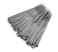 Set di aghi per infeltrimento di lana, 100 pezzi, tre dimensioni.Una serie di aghi metallici per modellare le fibre di lana.Gli aghi sono di tre misure: L, M e S. Utilizzati per (L)