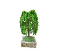 Set di alberi artificiali in miniatura, leggeri modellini per casa delle bambole e progetti fai da te, statuette per diorami e paesaggi, mini alberi realistici per fai da te e modellismo