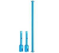 Set di alberi di giunzione in alluminio leggero blu con connettore a coppa per auto RC TT02