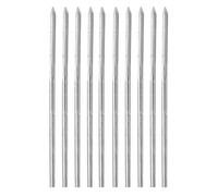 Set di alesatori, 10 pezzi HSS H7 Fresa per macchina Kit di alesatori per fresatura con serraggio dritto HSS Gambo dritto per la lavorazione di stampi
