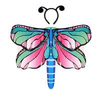 Set di ali per bambini, a forma di farfalla, ape, coccinella, per Halloween, cosplay, feste