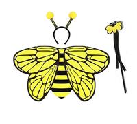 Set di ali per bambini, a forma di farfalla, ape, coccinella, per Halloween, cosplay, feste