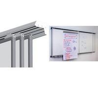 Set di aliante universale franco per il sistema di distanza da parete, alluminio, colore: argento - 1 pezzo (PSSA) NEW