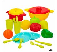 Set di Alimenti giocattolo Colorbaby Utensili e accessori per la cucina 20 Pe