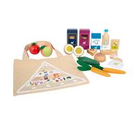 Set di alimenti vegetariani Fresh - cibi in legno per la cucina dei bambini