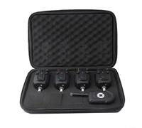 Set di allarme digitale senza fili per pesca, audio visivo a LED, 6 sensibilità regolabile, volume tono, impermeabile, multi canna, monitoraggio 2/3/4 trasmettitori, 1 ricevitore scatola di