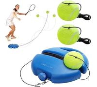 Set di allenamento da tennis, tavola di base con 2 palline da rimbalzo, strumento di allenamento per l'allenamento del tennis, per adulti