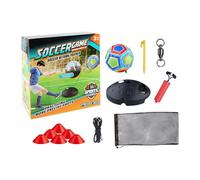 Set Di Allenamento Per Il Rimbalzo Del Calcio Per Bambini, Attrezzatura Da Allenamento Per Il C-alcio, Attrezzature Per Le Prove Di Calcio, Con Cavo Elastico, 24x13x24cm, Per Bambini, Giovani, Liceo