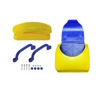 Set di Altalene con Cassetta Postale Giocattolo per Bambini, Struttura da Arrampicata Creativa, Telefono per Bambini dai 3 Anni in su