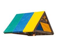 Set di altalene per parchi giochi all'aperto per bambini, telone di ricambio per tetto, tessuto Oxford impermeabile che fornisce protezione dal sole e dalle intemperie per migliorare la sicurezza e il