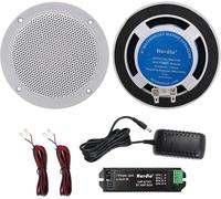 Set Di Altoparlanti Da Soffitto, Bluetooth, Impermeabili, per Bagno, Cucina, Est