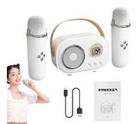 Set di altoparlanti per karaoke per bambini, karaoke con due rofoni