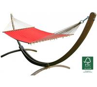 Set di amache per cioccolata calda Siesta Grande California (certificazione FSC ™) rojo