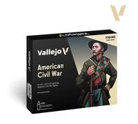 Set Di American Civile Guerra VALLEJO 70256 16x18ml Modellino Char Promo
