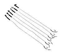 Set di ami da pesca legati a mano, lenza for cavalli, amo singolo, europeo, set accessori for la alla carpa(Curved)