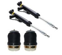 Set di ammortizzatori e molle per sospensioni pneumatiche posteriori, 2 ammortizzatori, 2 molle 4F0616032L 4F0616032K 4F0616032F compatibile con A6 S6 4F C6 2004 2005 2006 2007 2008 2009 2010 2011