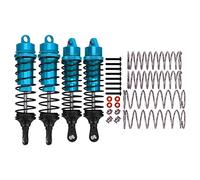 Set di ammortizzatori per auto RC Accessori RC di ricambio regolabili in lega di alluminio per auto RC 1/10 neri (Blu)