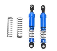 Set di ammortizzatori RC in lega di alluminio, ammortizzatore ad olio in metallo con molle per modelli di auto RC 1/10 SCX10, parti di aggiornamento ad alte prestazioni, (Blu)