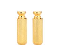 Set di Ancoraggi per Prigionieri per Ponte Tremolo per Chitarra da 2 Pezzi, Perni e Ancoraggi per Ponte Tremolo per Chitarra Elettrica Regolabili da 8 Mm per Floyd Rose (Oro)