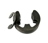 Set di anelli elastici, clip a C, 10/50/100 pezzi M1.2-M24 in acciaio nero tipo EC, anello di sicurezza esterno for albero, rondella divisa, clip a collare a scatto, anello elastico(M24 10pcs)