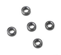 Set di anelli guida per canna da pesca con materiale ceramico, progettati per la conduzione del calore e resistenza all'usura, ideali per la riparazione di canne, 5 pezzi (4#)