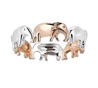 Set di anelli in acciaio inox da donna argento una goccia accessorio retrò anelli donne bracciali uomini e donne anelli gioielli carino anello, 6, Metallo, Nessuna pietra preziosa