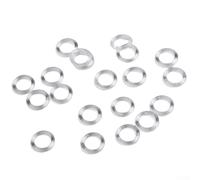 Set di anelli in plastica trasparente da 14 mm, per tende a pacchetto verticali, guide per cavi, applicazioni e manutenzione (50 pezzi)