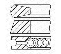 Set di anelli per pistoni GOETZE 08-431900-10