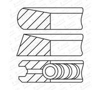 Set di anelli per pistoni GOETZE 08-448600-00