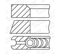 Set di anelli per pistoni GOETZE 08-452900-00