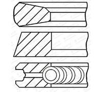 Set di anelli per pistoni GOETZE 08-741800-00