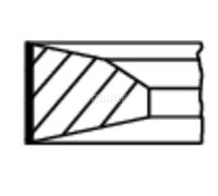 Kit segmenti pistone 005 23 N2 MAHLE per MERCEDES-BENZ CLASSE G CLASSE G Cabrio