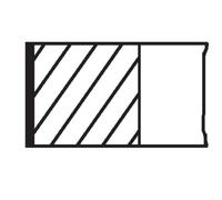 Set di anelli per pistoni MAHLE 011 RS 10107 0N0