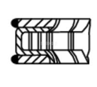 Set di anelli per pistoni MAHLE 021 RS 00130 0N0