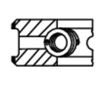 MAHLE ORIGINAL 039 RS 10114 0N0 Kit fasce elastiche