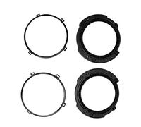 Set di Anelli per Staffa di Montaggio Faro Rotondo da 7 per Wrangler JK 2007-2017