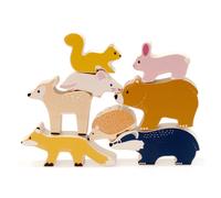 Set di animali del bosco in legno