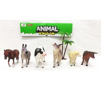 Set di animali della fattoria 6 pz